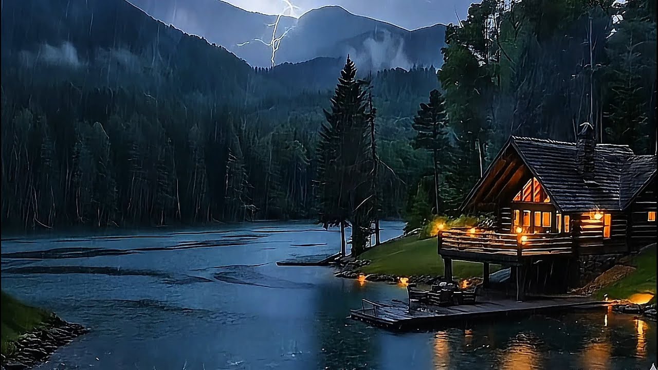 Soft Rain with Calm Piano for Sleep and Focus