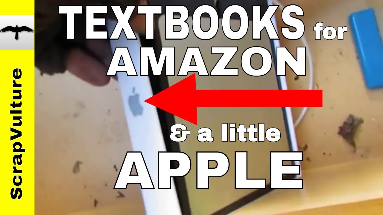 SCORE!! Dumpster Dive TEXTBOOKS for AMAZON CASH - Apple USB Super Drive & more...