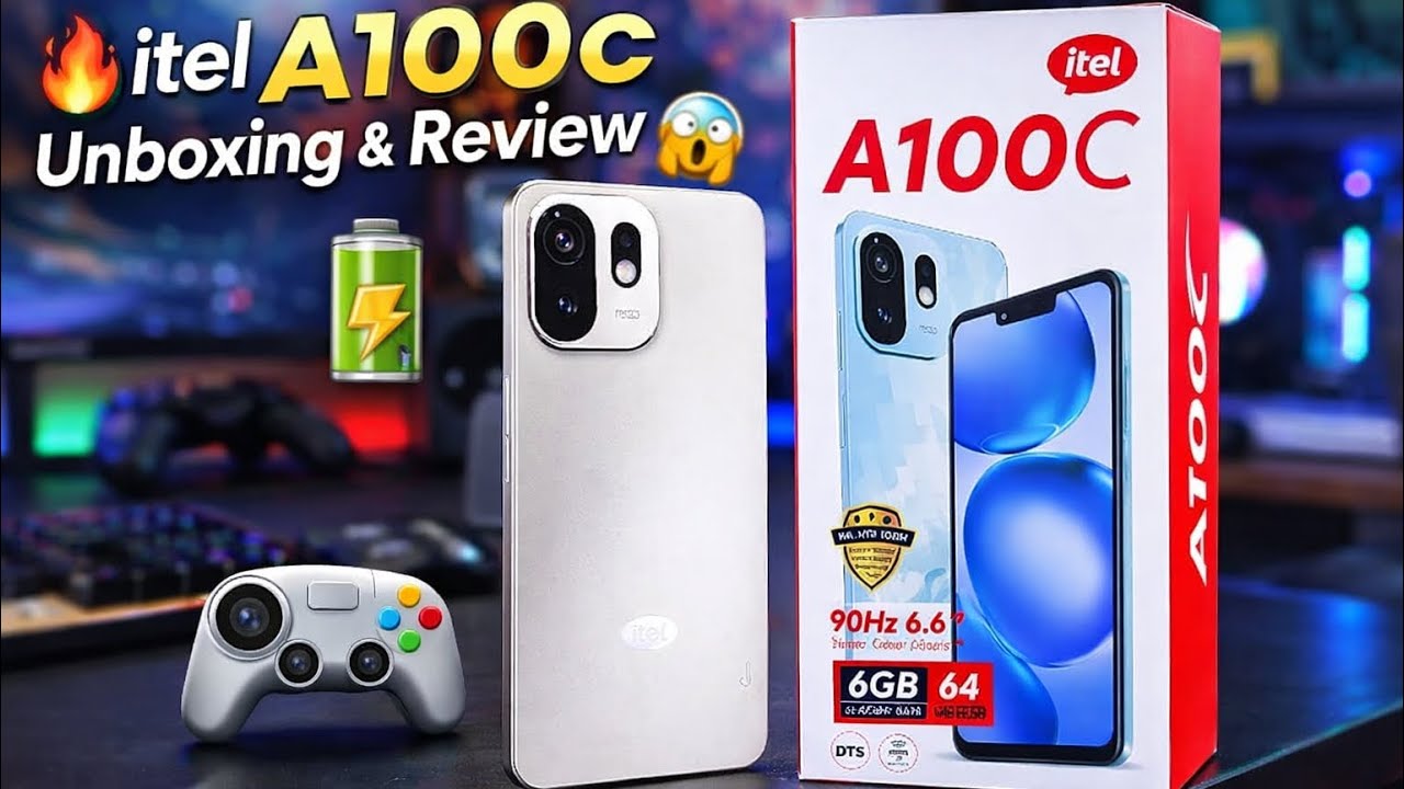 Распаковка и краткий обзор itel A100c 🔥 Лучший бюджетный смартфон?