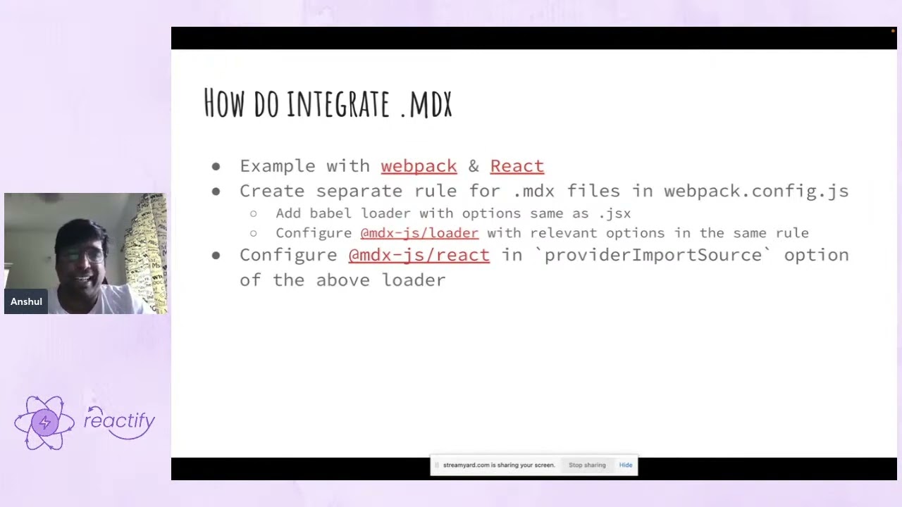 Building interactive documentation using MDX by Anshul Sahni