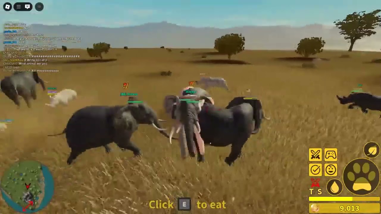 ROBLOX SL ELEPHANT WAR TGP VS USA CLAN