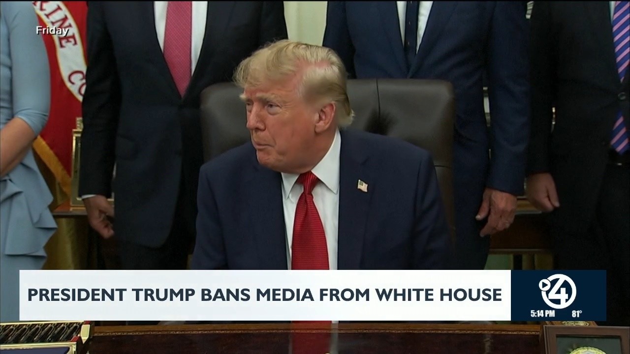 Президент Трамп запретил СМИ доступ в Белый дом