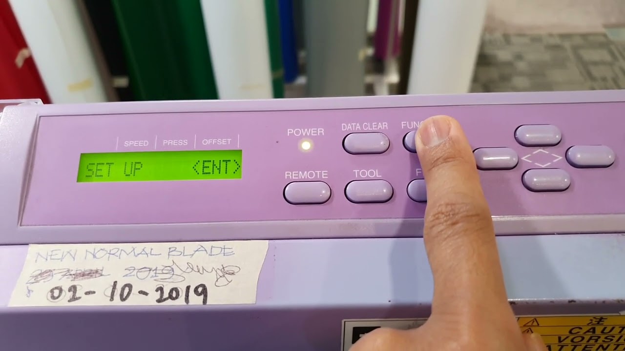 Print & Cut reset for Mimaki CG-130FXII