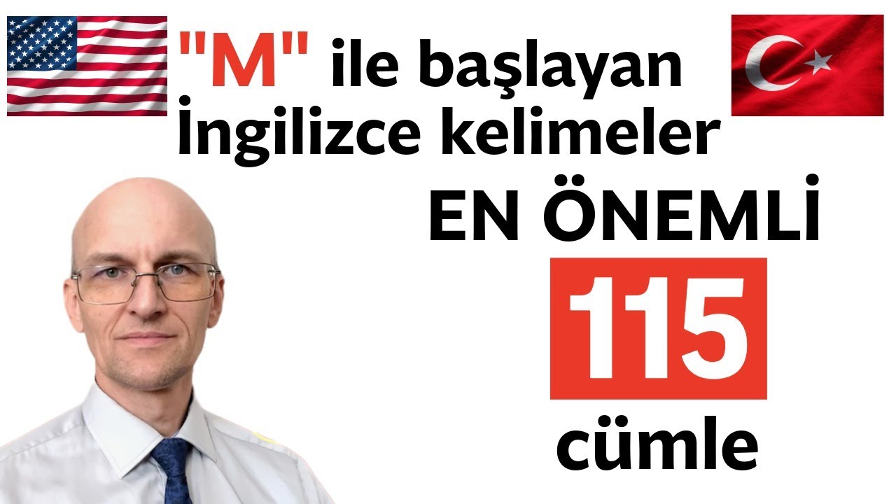 M ile başlayan İngilizce sık kullanılan kelimeler