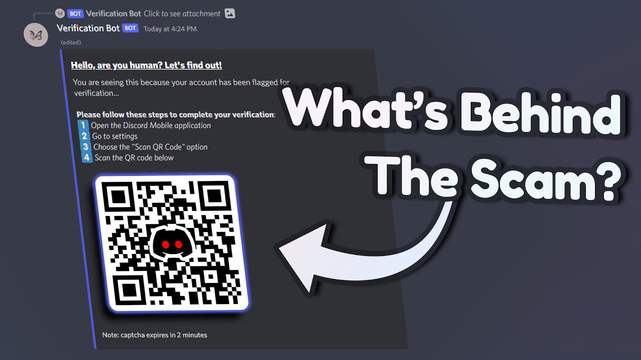 Investigating Discord's Fake Verify QR Code SCAM!