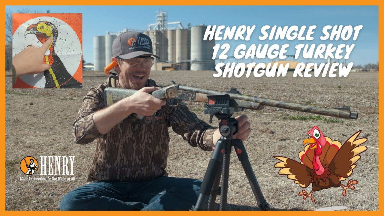HENRY SINGLE SHOT TURKEY CAMO SHOTGUN FIRST LOOK. #HUNTWITHAHENRY