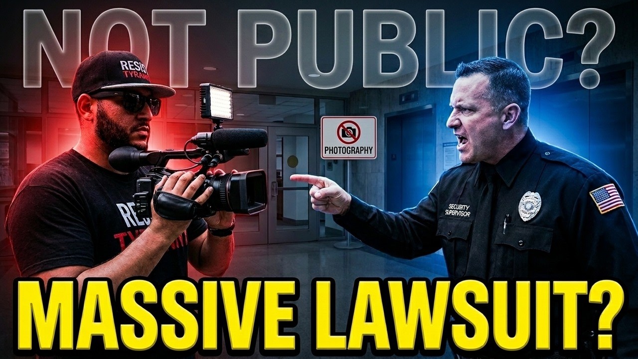 Long Island Audit CORNERED By Security For Filming&mdash; TYRANT Guard Steps In (Lawyer Explains)