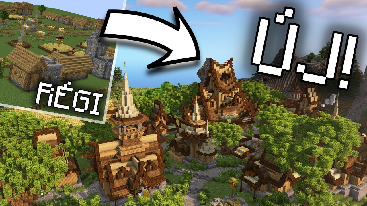 Átalakítom a SÍKSÁG FALVAT! - Minecraft
