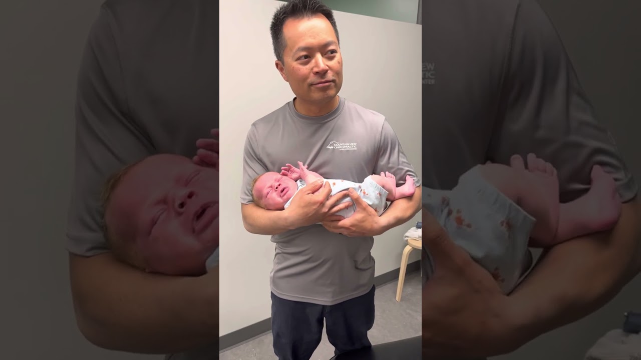 2 Week Old Gets Cracked..Stops Crying!