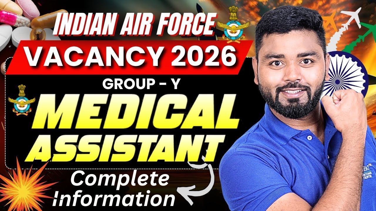 Indian Air Force Medical Assistant Trade Vacancy 2026 | Eligibility, Selection Process #job #force
