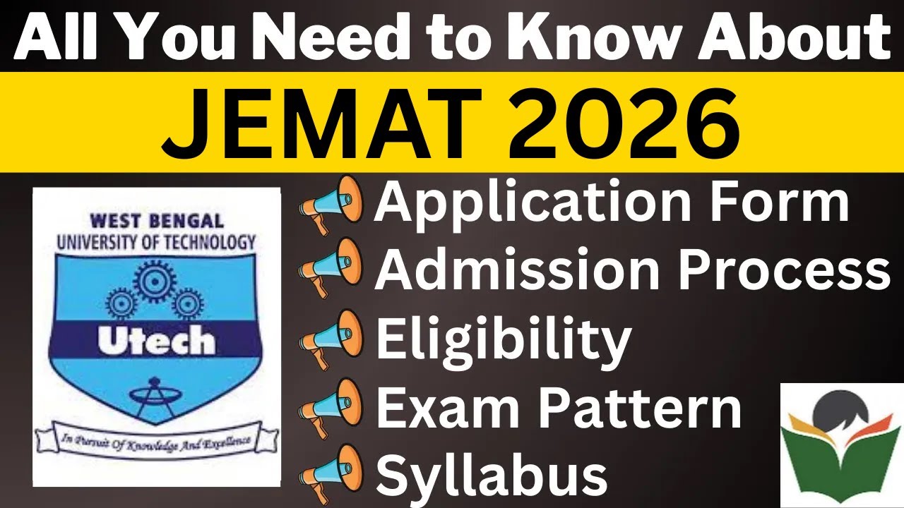 JEMAT 2026 Complete Details, Application Form, Dates, Eligibility, Syllabus, Pattern, Admit Card