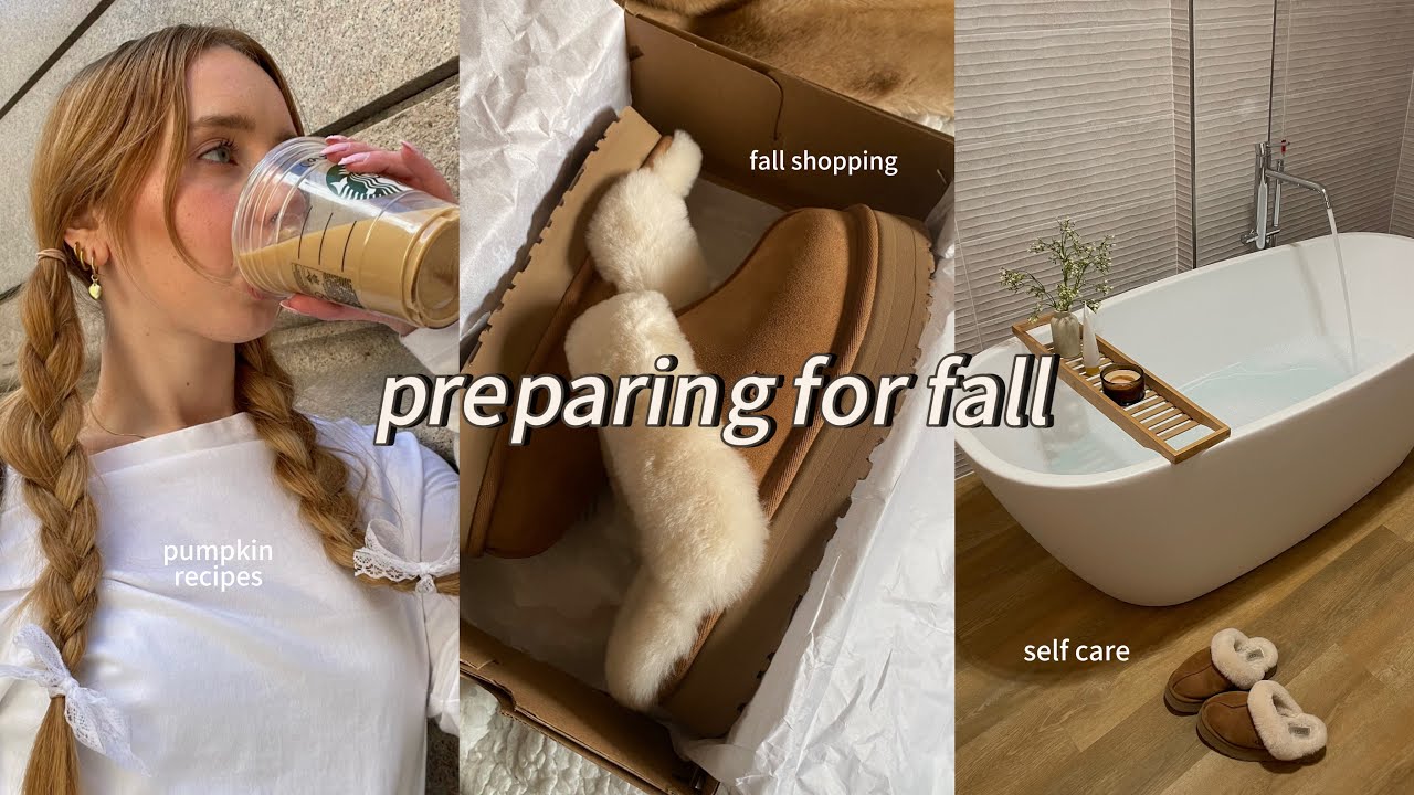 PREPARING FOR FALL ! 🍂 pumpkin spice, baking, shopping back to school, cozy moments