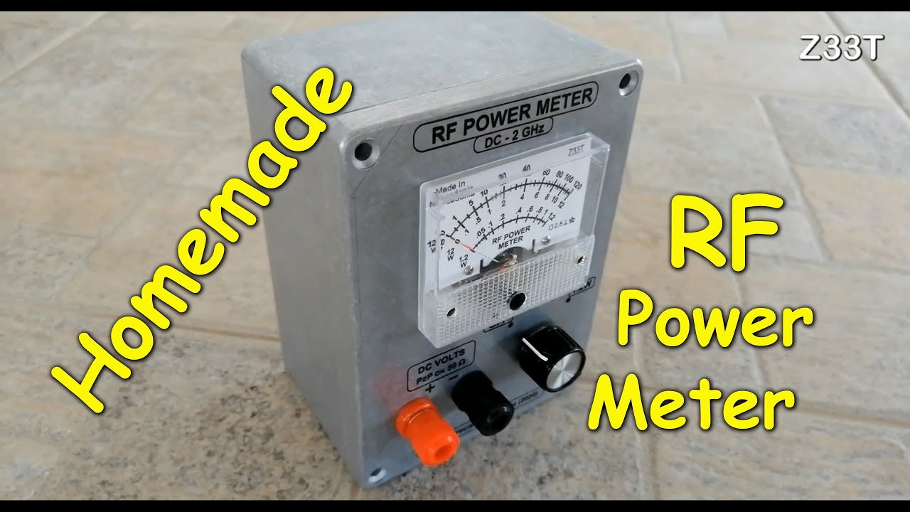 Homemade RF Power Meter 0-2 GHz