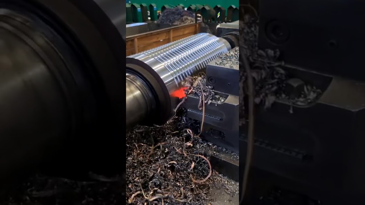 Trial of Funik solid CBN inserts RCMX090700 for roller.