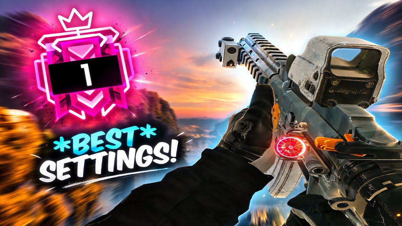THE BEST RAINBOW 6 SETTINGS + SENS FOR 100% ACCURACY AND TOP TIER MECHANICS