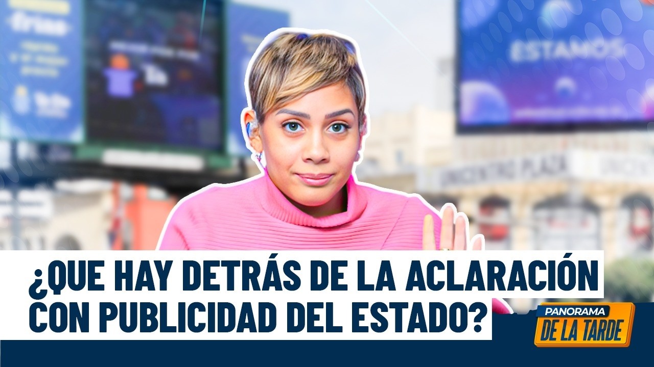 Danylsa Vargas sobre publicidad del Estado; ¿Por qué la aclaración?