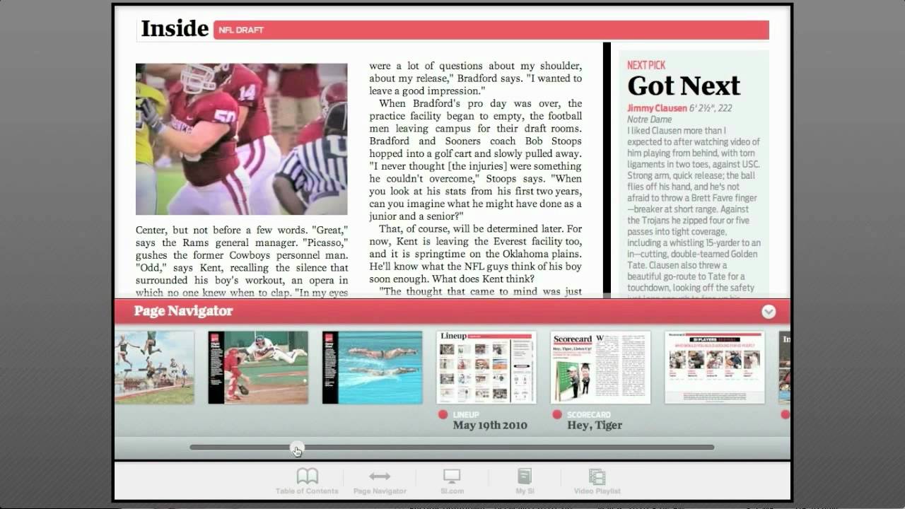 Sports Illustrated Magazine - HTML5