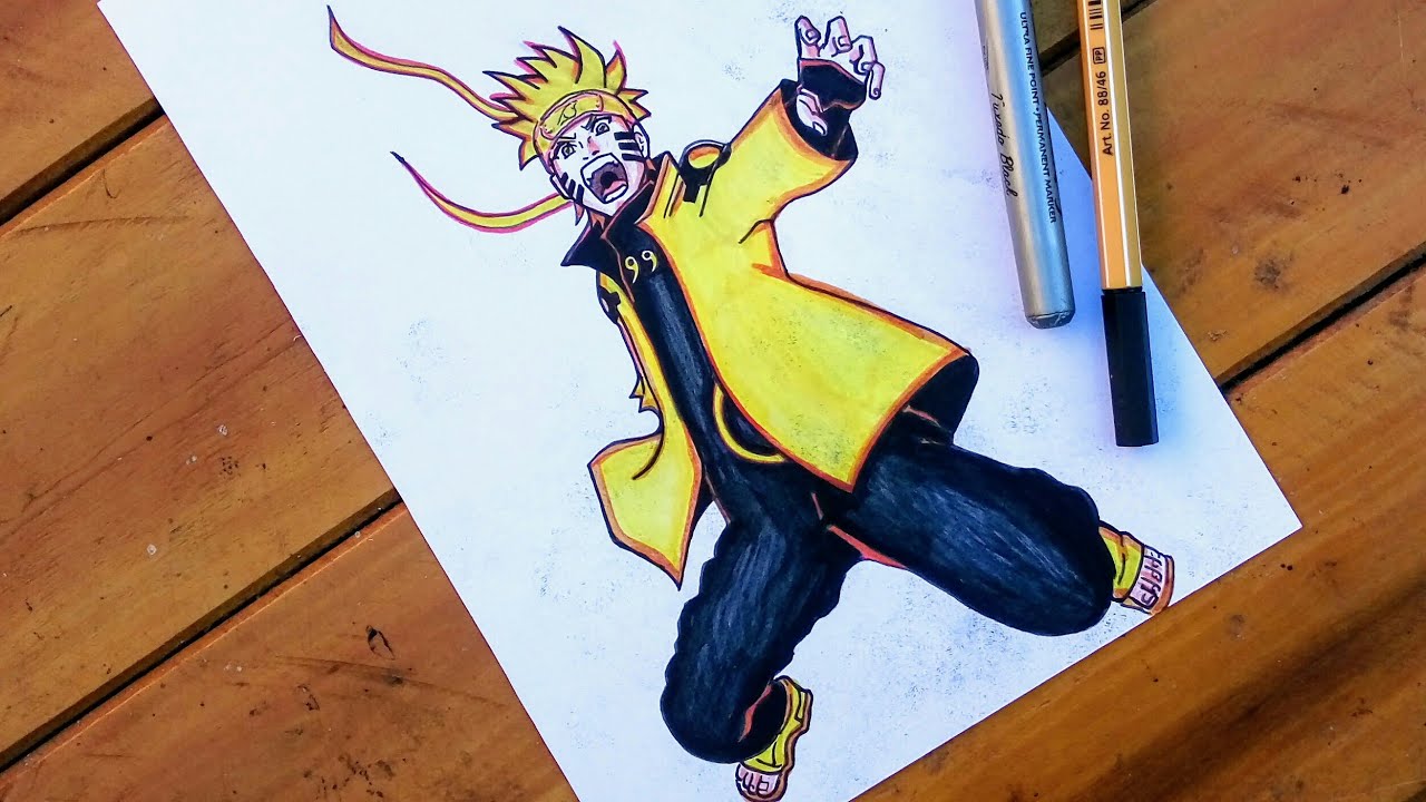 Como Desenhar O Naruto Rikudou sennin