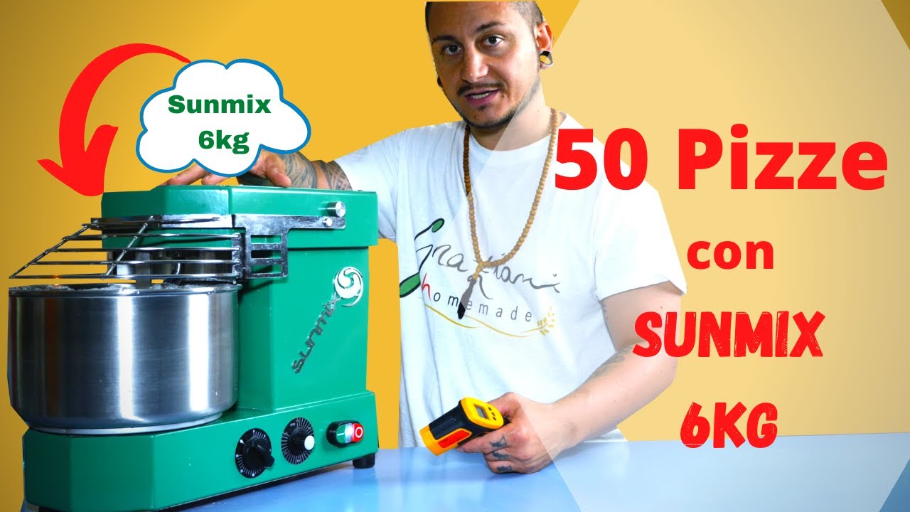 IMPASTARE 50 Pizze usando la SUNMIX 6kg?! INCREDIBILE