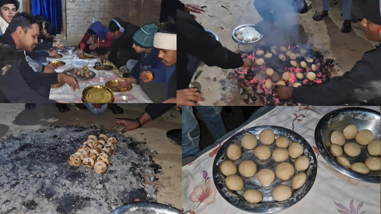 लिट्टी चिकन की पार्टी हो रही है Litti chicken ki party ho rahi hai 🤤
