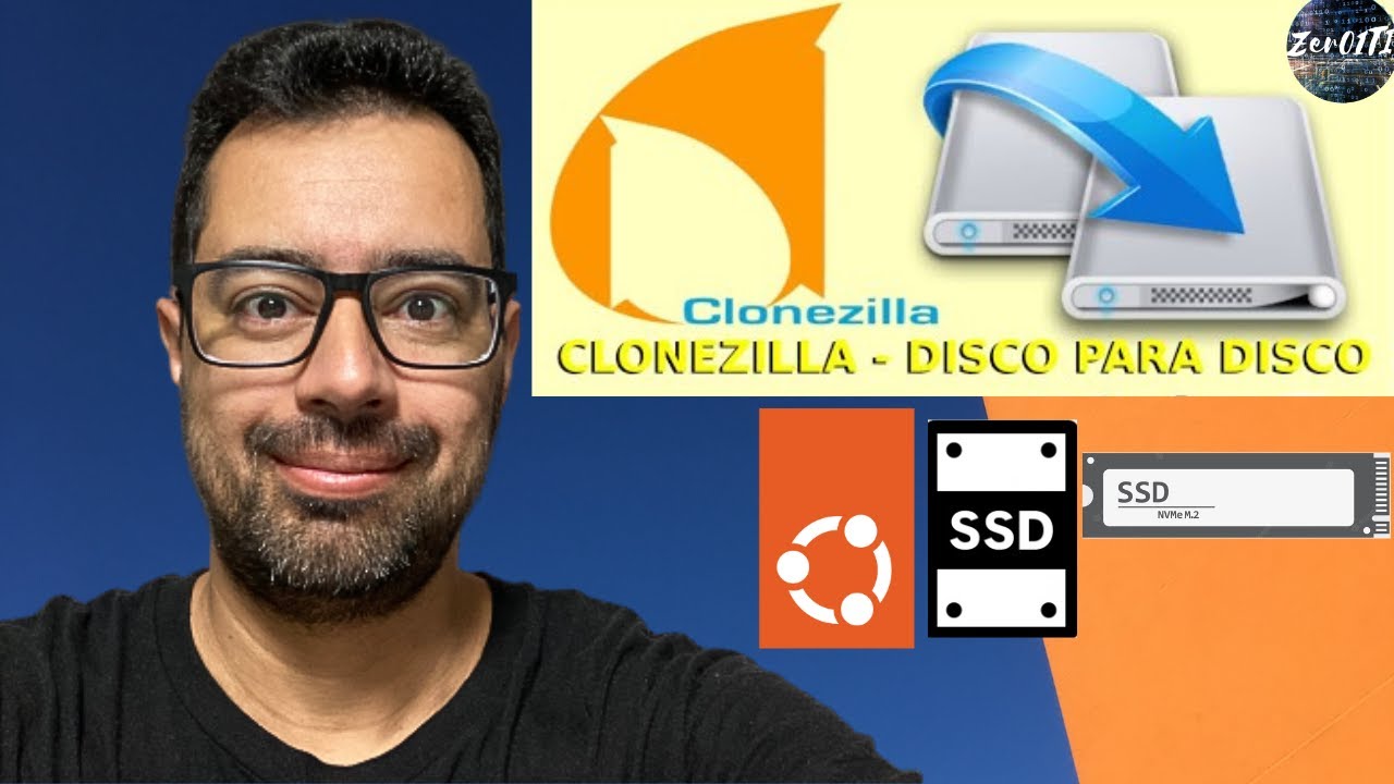 COMO CLONAR O DISCO USANDO O CLONEZILLA - SSD para NVMe - Ubuntu Desktop