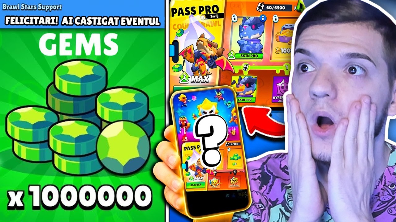 CASTIGATORUL 1 MILION GEMS SI PRO PASS GRATIS DIN PRIMA ZI ?!
