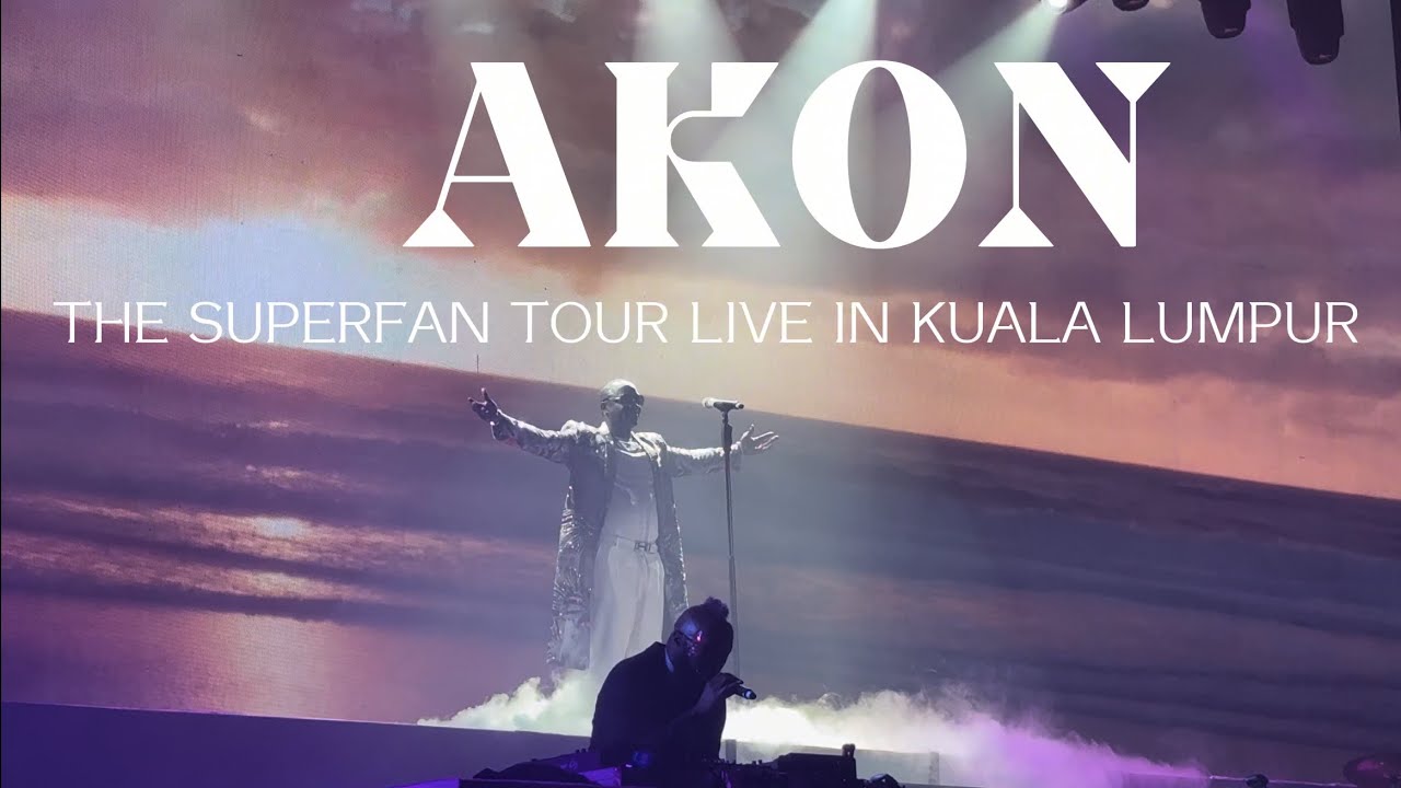 AKON THE SUPERFAN TOUR LIVE IN KUALA LUMPUR | FRONT VIEW (4K)