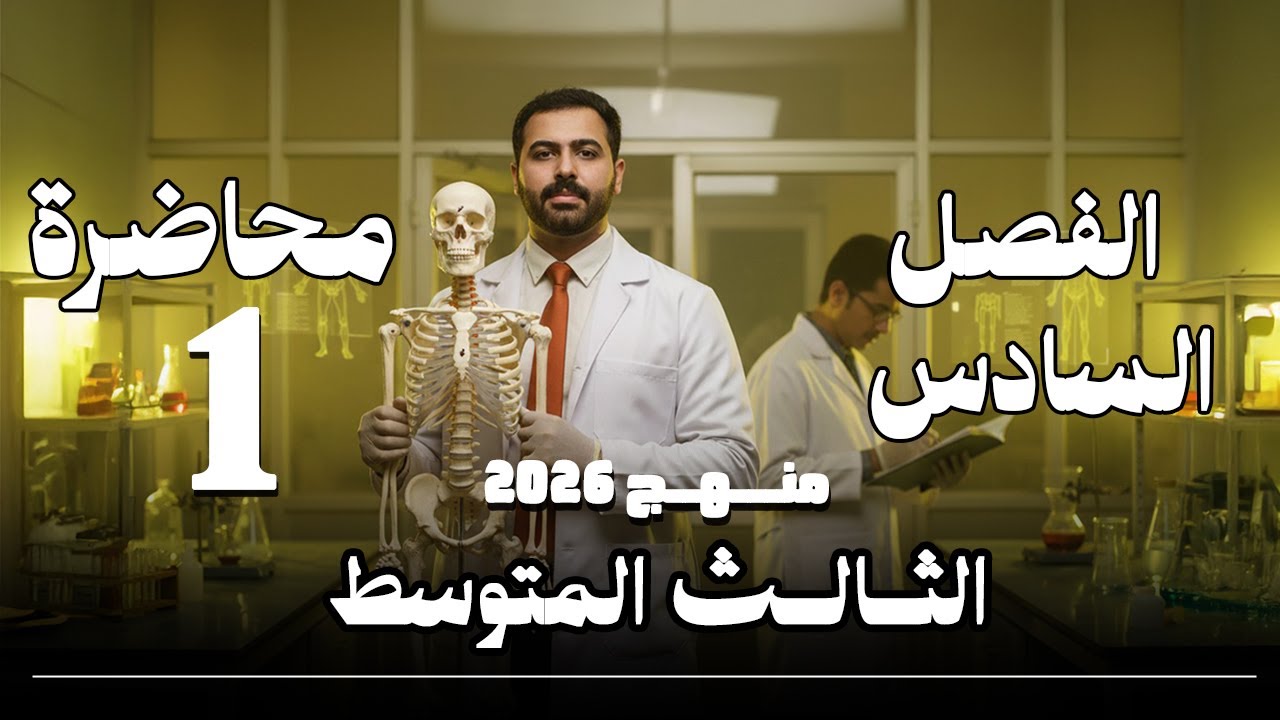 احياء الثالث متوسط 2026 (المنهج الجديد ) / الفصل السادس / محاضرة 1 / الجهاز التنفسي