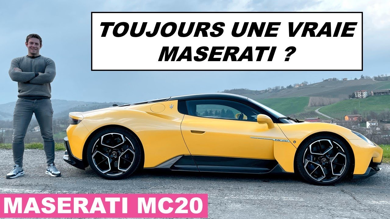 Essai Maserati MC20 2022 - Toujours une VRAIE Maserati ?