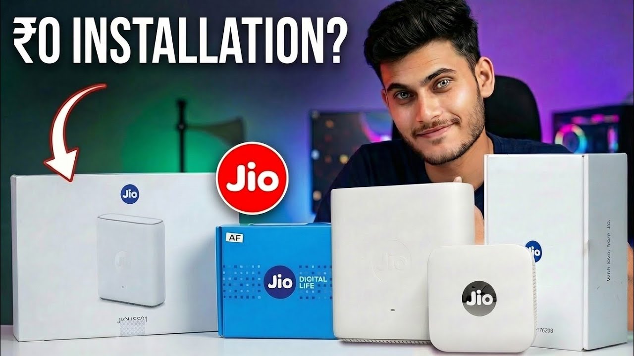 Jio AirFiber installation - Cost, Reacharge plan & jio setup box 🔥