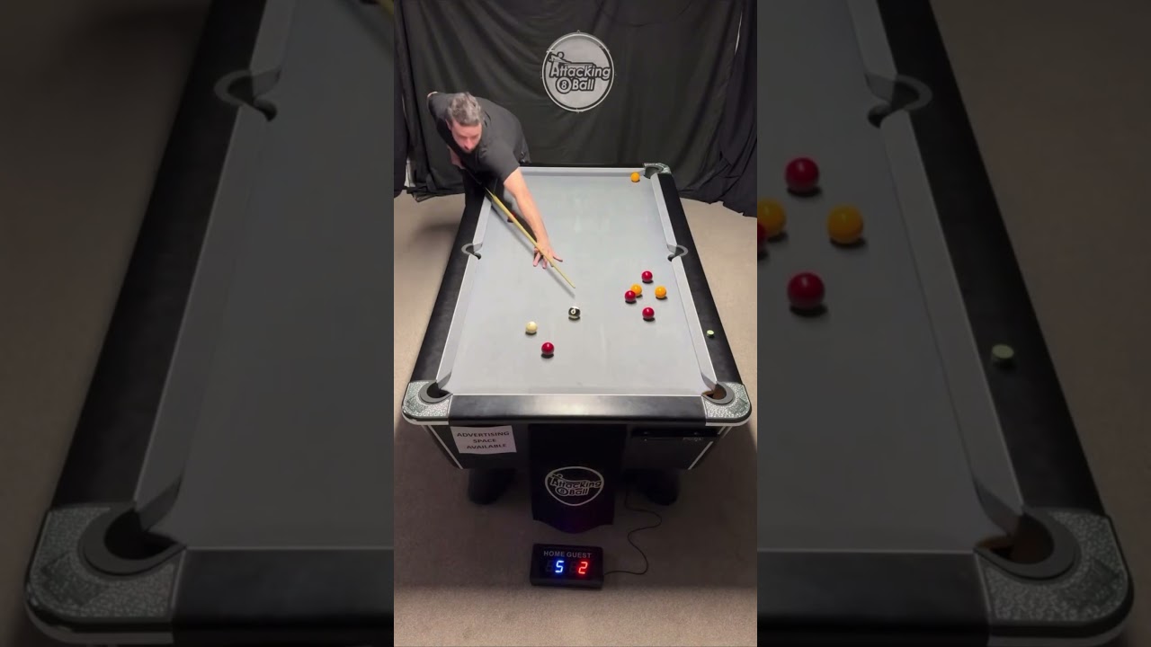 Can I Make This Difficult Clearance? #pool #englishpool #8ball #8ballpool #shorts
