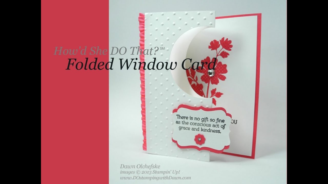 Easy Folded Window Card