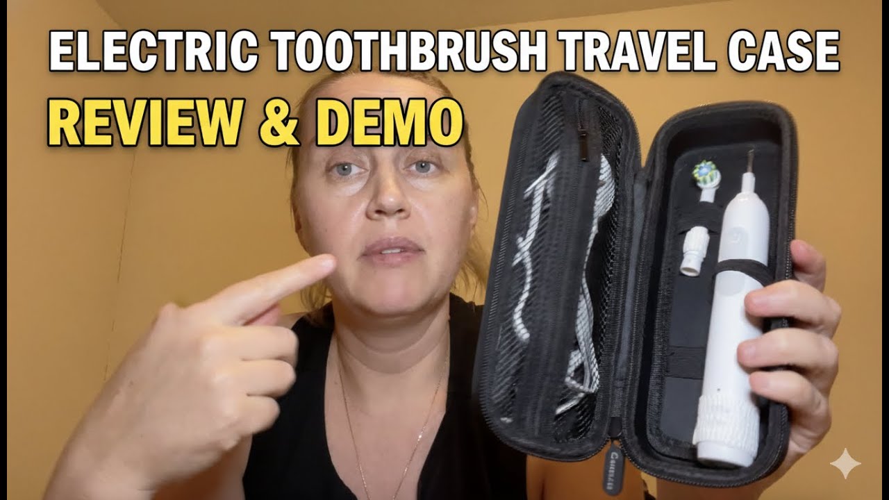 This Electric Toothbrush Travel Case Fits EVERYTHING ComeCase EVA Holder Review