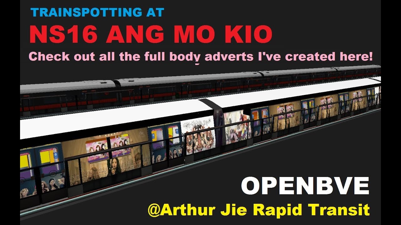 [OpenBVE][AJRT][Trainspotting] NS16 Ang Mo Kio fitted with HHPSDs  (Generation 4 Trains)