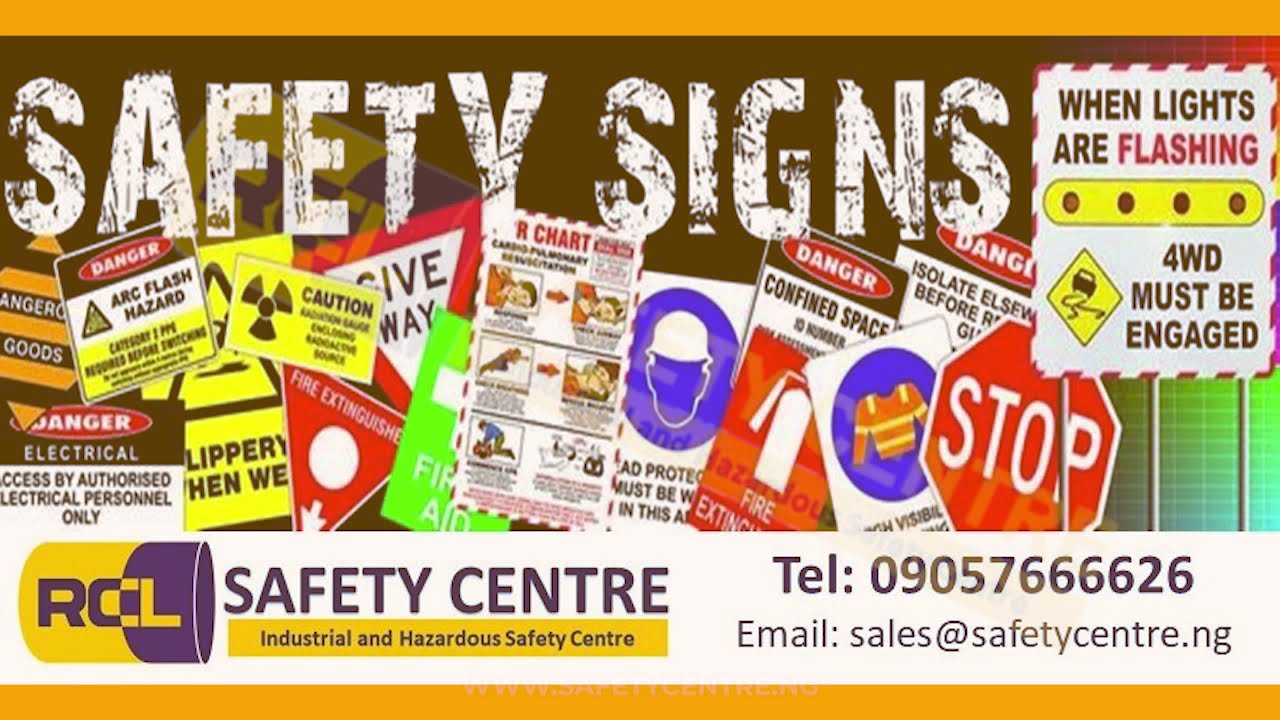RCL Safety Centre Workplace Safety Signs and Signages