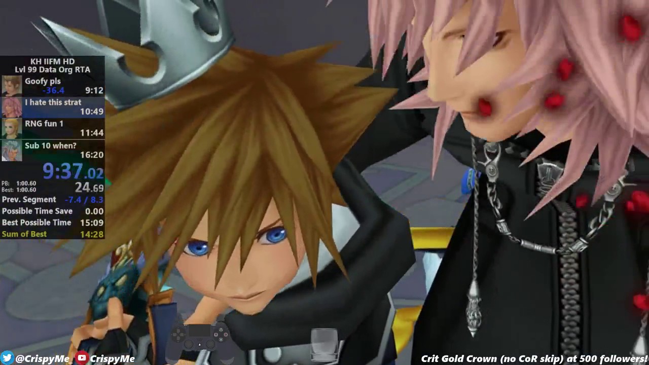 KH2FM HD (PS4) - Lvl 99 Data Org - 14:38