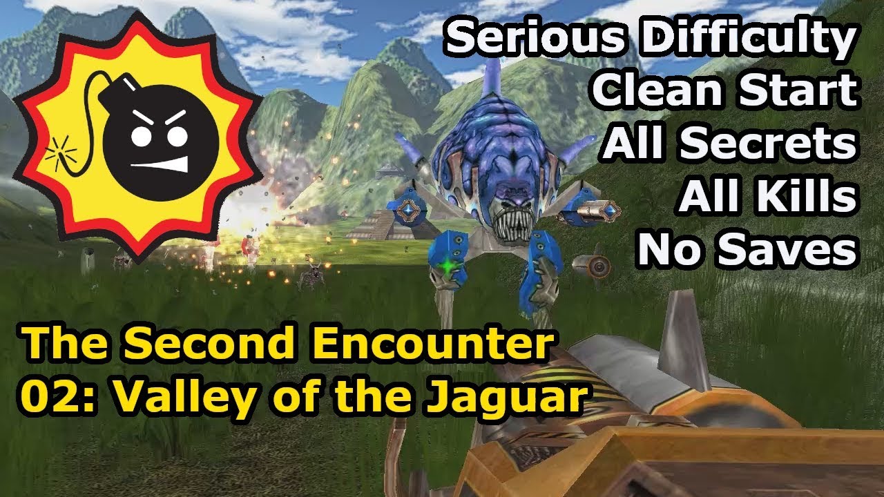 Serious Sam: The Second Encounter - 02: Valley of the Jaguar (Serious 100%)