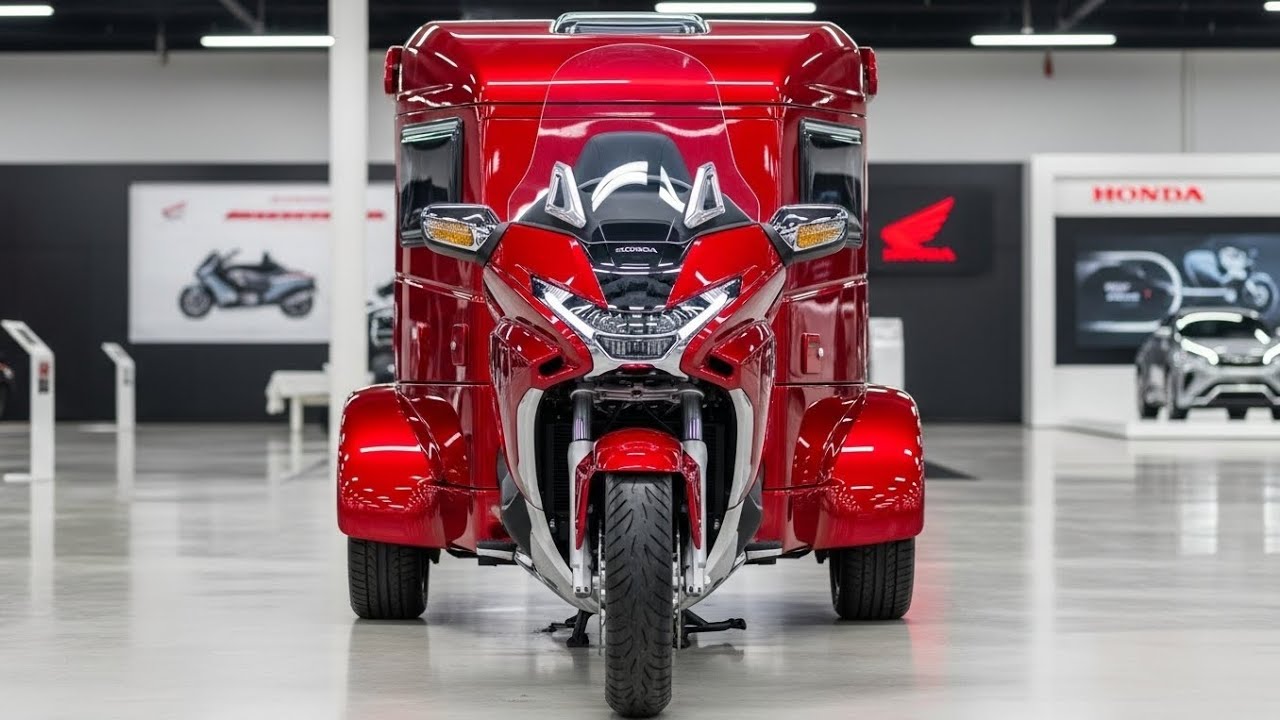 2026 Honda Gold GCT Camper Trike: ¡Aventura y Confort sobre Tres Ruedas