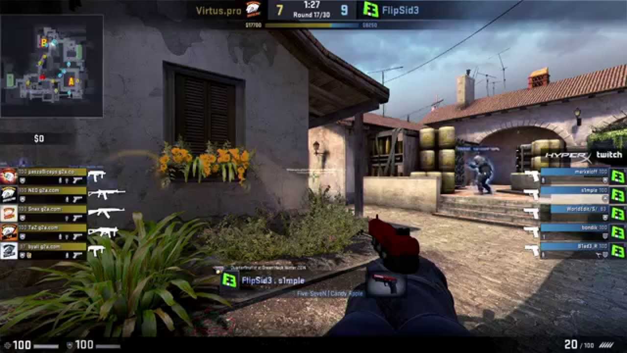 PGL CCS Last chance - Virtus.pro vs Flipsid3 (Inferno Match 3)