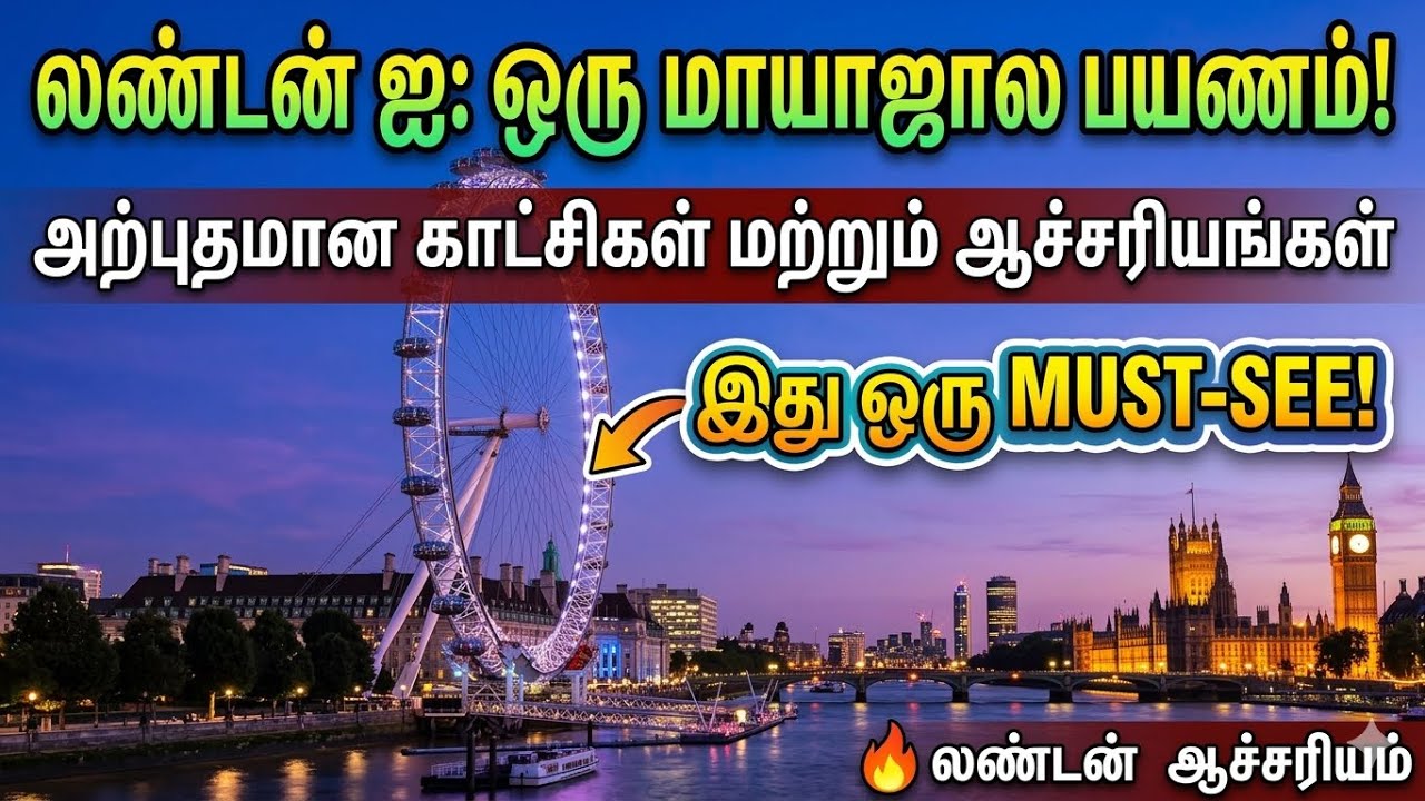 Лондонский глаз 2026: Полное погружение в атмосферу Лондона за 3 минуты — ПОТРЯСАЮЩИЕ виды на дос...