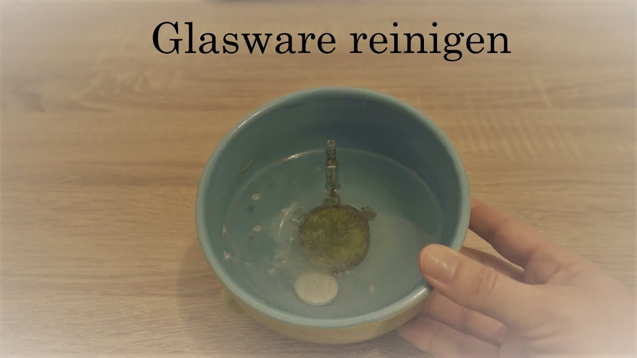 Glasware ohne Chemie reinigen