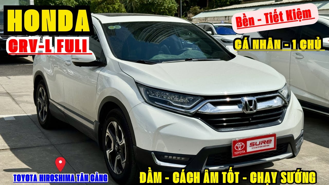 Honda CRV 1.5 Turbo 2018, đăng ký 2019 Nhập khẩu, bản Full | Cá nhân 1 chủ 7 chỗ | Honda CR-V L 2019