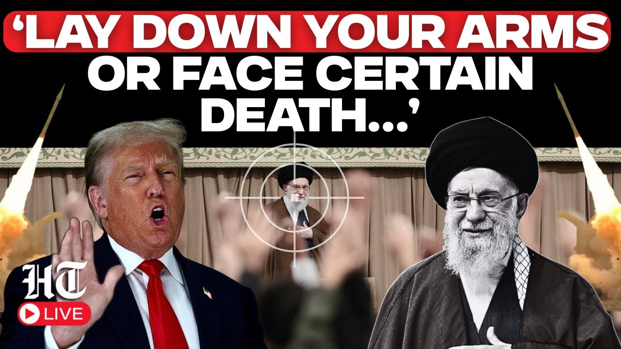 U.S. Iran War Live | Lay down or face death: Trump's Chilling Warning in Fiery speech | White House