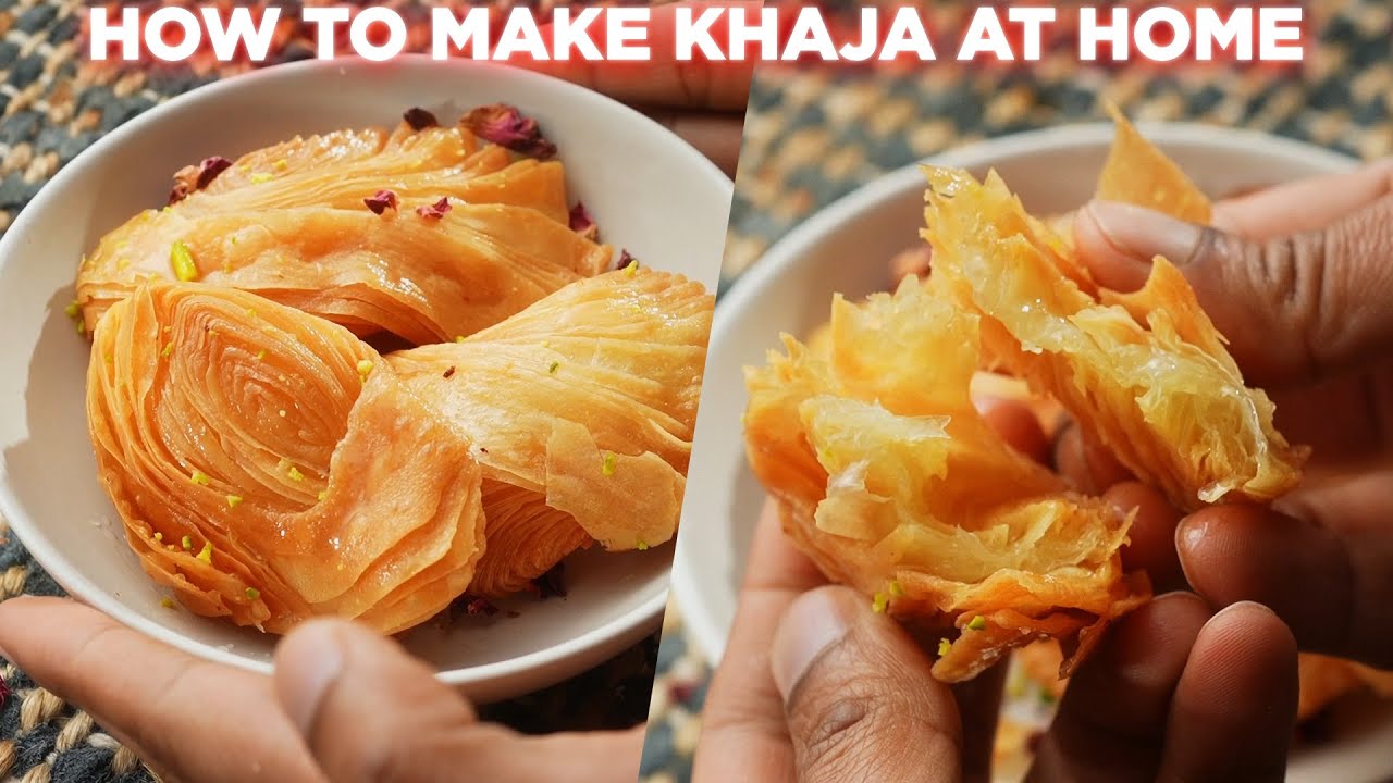 How To Make Sweet Khaja At Home
