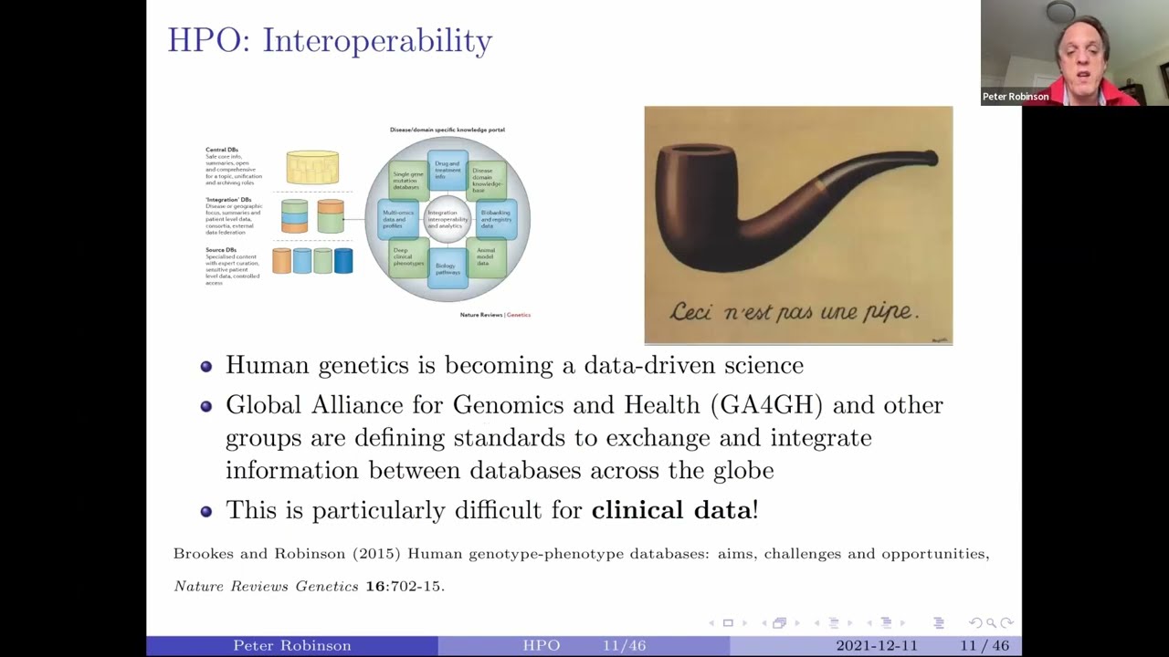 Overview of data collection standards, ontology terminology and interoperability