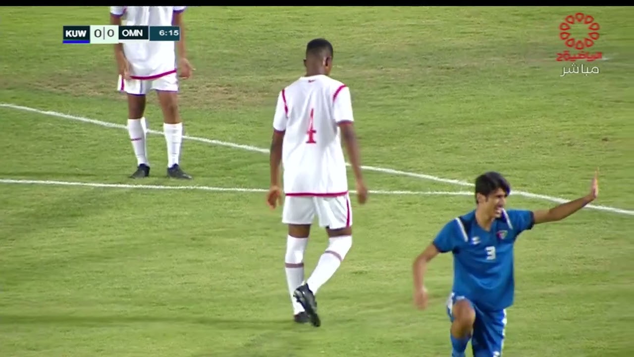 مباراة ودية لكرة القدم بين - الكويتx عمان-  للناشئين  -  السبت 2022/6/18