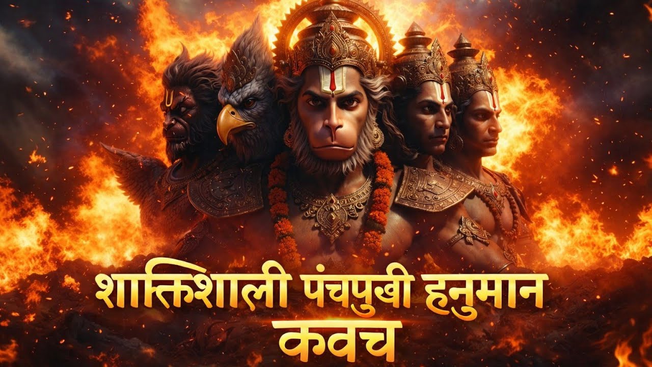 Panchmukhi Hanuman Kavach 🔥Heavy Bass Gym Devotional | 30 Minutes Powerful Protection Mantra| 