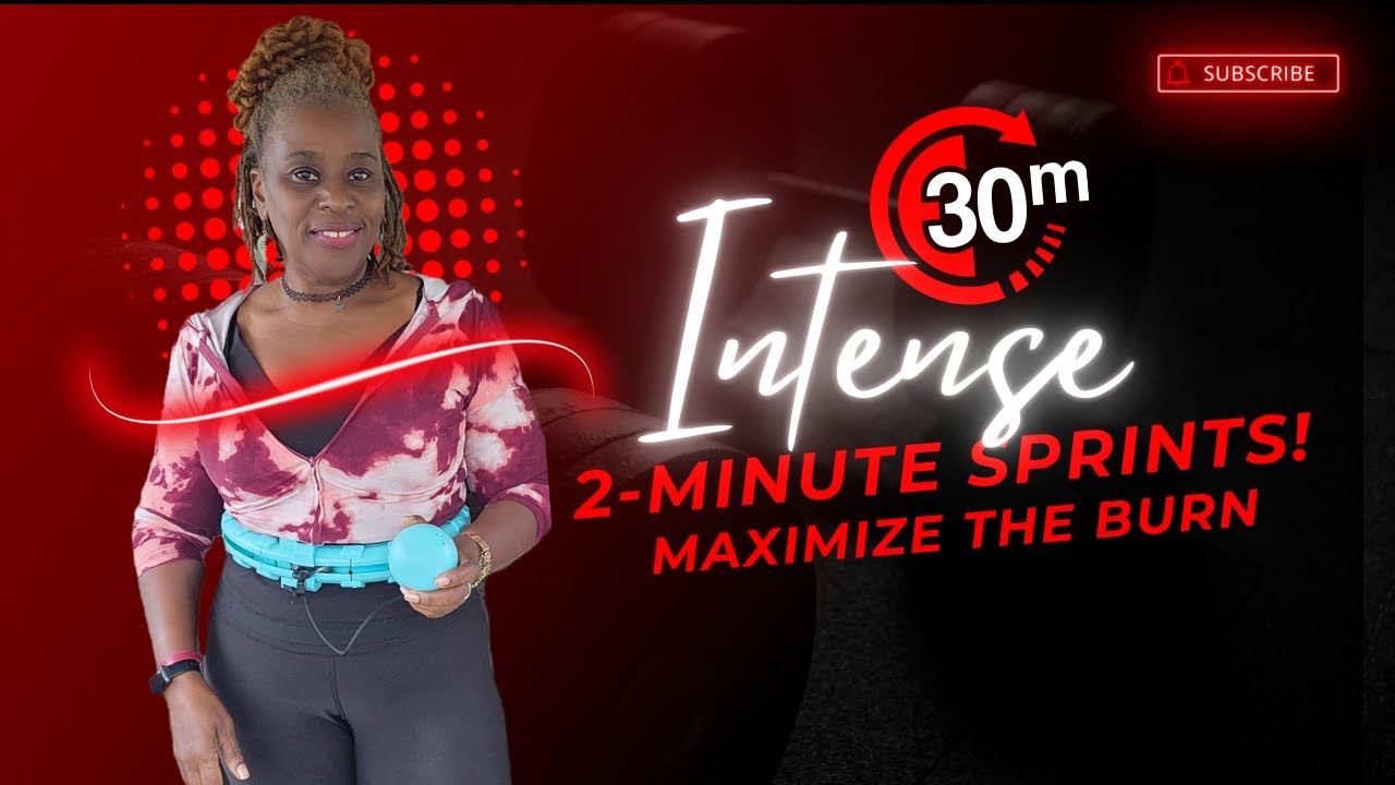 30-Minute Infinity Hoop Workout 🔥 Burn Fat Fast with 2-Minute Sprint Intervals!