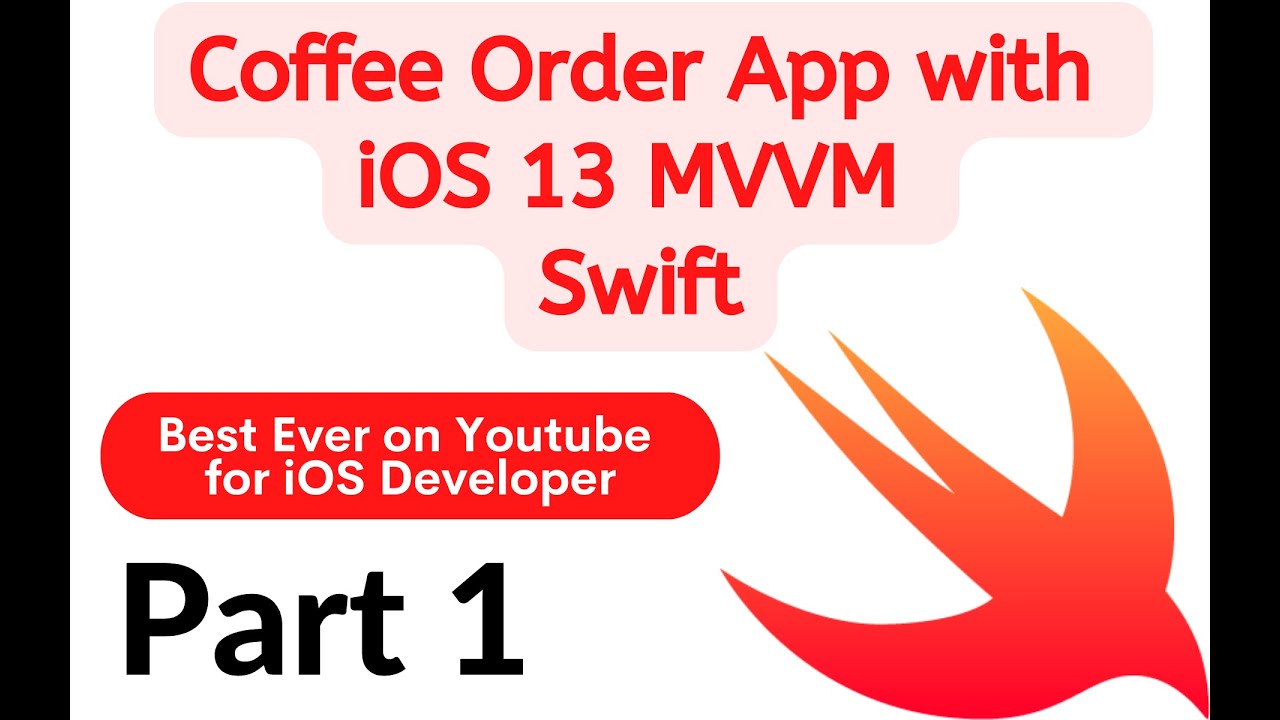 Hindi MVVM Swift Coffee Order App with iOS 13 Part 1