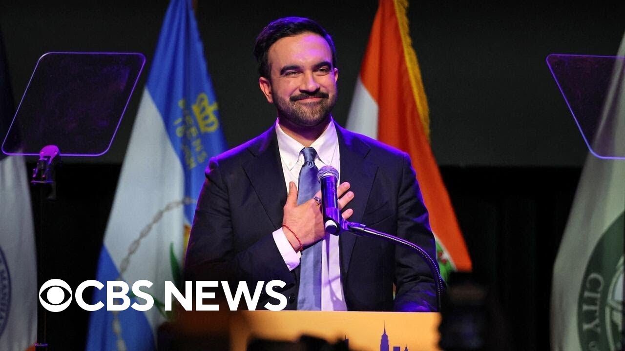 Watch: Zohran Mamdani gives victory speech after projected New York City mayoral win